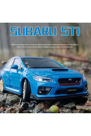 1.32 Subaru Wrx Işıklı Kapıları Açılabilen Oyuncak Araba