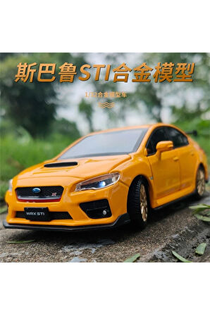 1.32 Subaru Wrx Işıklı Kapıları Açılabilen Oyuncak Araba