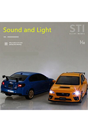 1.32 Subaru Wrx Işıklı Kapıları Açılabilen Oyuncak Araba
