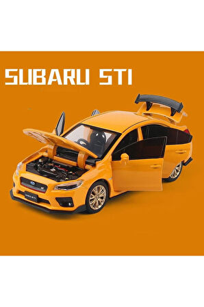 1.32 Subaru Wrx Işıklı Kapıları Açılabilen Oyuncak Araba