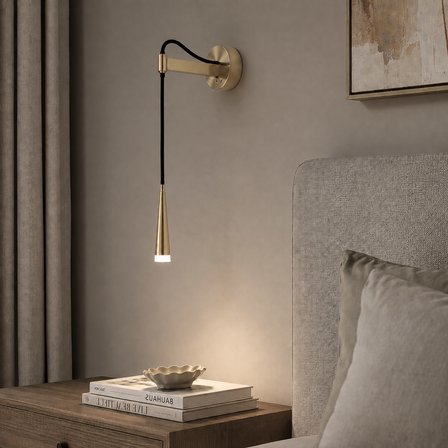 Brisa Eskitme Gold Pirinç Kaplama Duvar Apliği