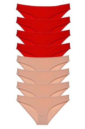 8 adet Süper Eko Set Likralı Kadın Slip Külot - L