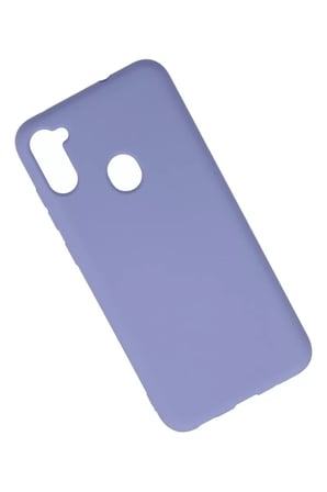 Newface Samsung Galaxy A11 Kılıf Nano içi Kadife Silikon - Lila