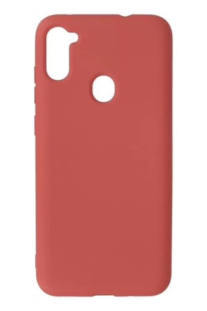 Newface Samsung Galaxy A11 Kılıf Nano içi Kadife Silikon - Kiremit
