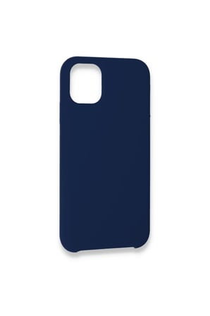 Newface Apple iPhone 12 Kılıf Lansman Legant Silikon - Lacivert