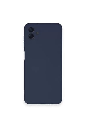 Newface Samsung Galaxy A04 Kılıf Nano içi Kadife Silikon - Lacivert