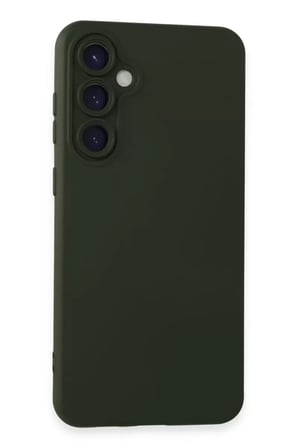 Newface Samsung Galaxy S23 FE Kılıf Nano içi Kadife Silikon - Koyu Yeşil