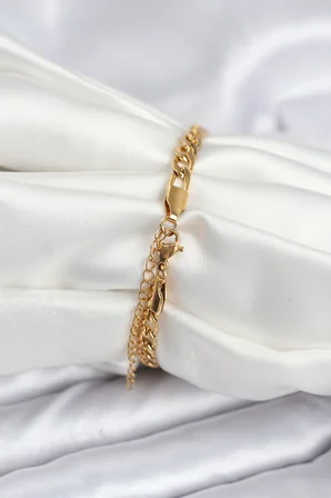316L Çelik Gold Renk Yazı Yazmaya Uygun Kadın Bileklik