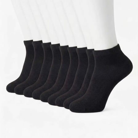 Kadın Bambu Patik Çorap 12’li Paket, Siyah Beyaz Gri, Nefes Alan Nem Emici Yumuşak Günlük Spor Bilek Çorabı