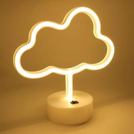 Dekoratif Bulut  Led Gece Lambası