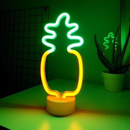 Ananas Çift Renk Işıklı Gece Lambası