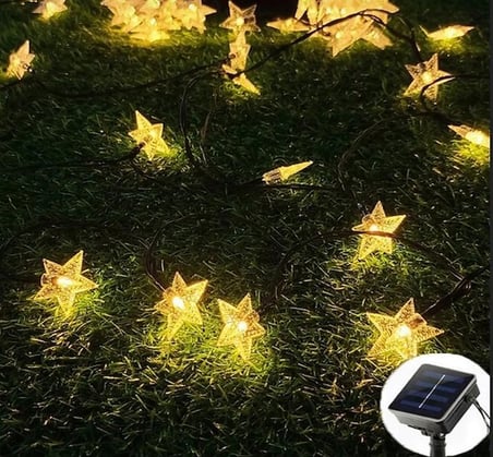 8 Fonksiyonlu 5 Metre 30 Yıldız Güneş Enerjili S-42