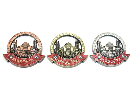 İstanbul Temalı Metal Magnet