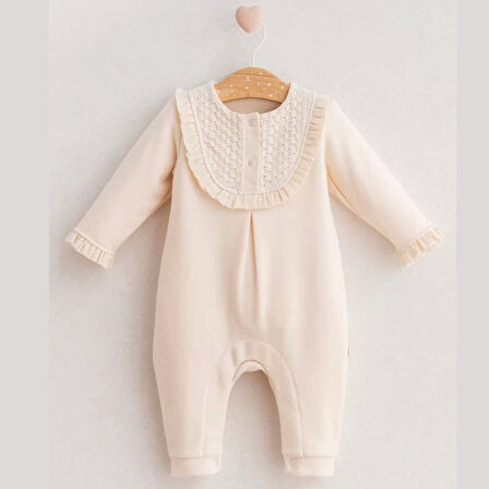 Baby Cheerful Lace Tulum  Ekru