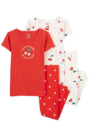 Kız Bebek Pijama Set Q Karışık Renkli