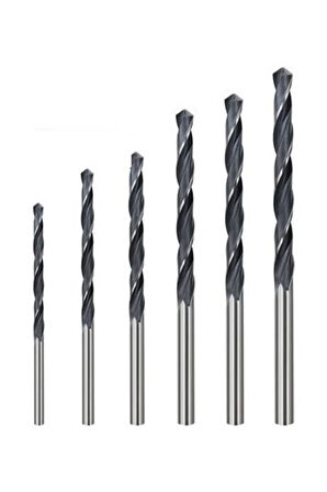 8 Mm Hss Matkap Ucu 5'li Paket Metal Alüminyum Ahşap Plastik Çelik Delme Uç Delik Açma Uçları
