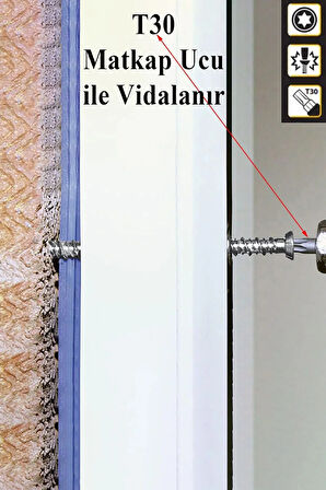 Buldex Sivri Uçlu Beton Tork Duvar Vida Seti – 7,5 Mm Çap – 60-150mm Arası Boylar - 125 Ad