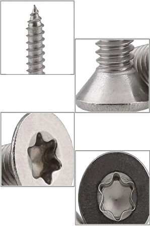 Buldex Sivri Uçlu Beton Tork Duvar Vida Seti – 7,5 Mm Çap – 60-150mm Arası Boylar - 125 Ad