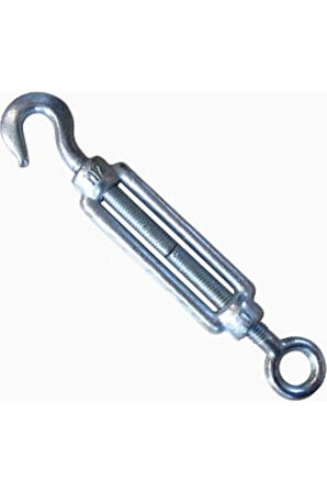 Kanca M6 Yük Halat Gerdirme Galvanizli Çektirme Yük Gergi Demiri 5 Adet