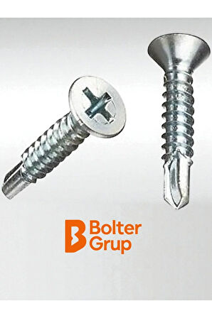 Yhb Matkap Uçlu Akıllı Vida Metal Sac Vidası 3,9X38 ( 100 Adet )