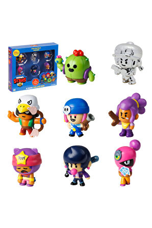 Brawl Stars 8'li Delüks Figür - Model 1