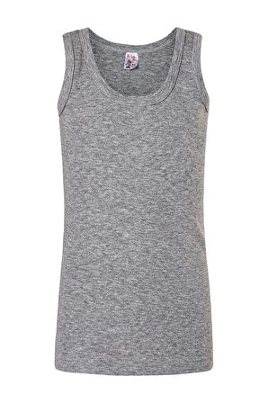 5 Adet Gri Renk Ribana Çocuk Atlet