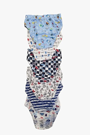 3 Adet Empirme Renk Çocuk Slip Külot