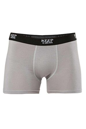 Anıt 6 Adet Gri Renk Likralı Modal Boxer