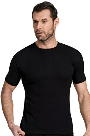 Erkek Ribana O Yaka Ince Biyeli Fanila 6'lı Paket - 111