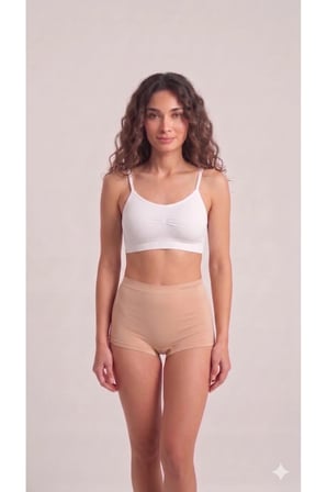 İnce Askılı Dikişsiz Büstiyer Kadın Seamless Crop Top – Esnek, Rahat, Günlük Kullanım