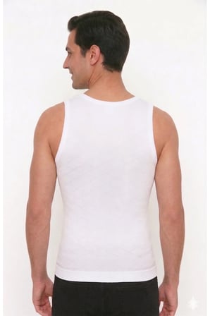 Erkek Korse Atlet Dikişsiz Sıkılaştırıcı Göbek Toparlayıcı Göğüs Şekillendirici Slim Fit Atlet