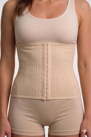Bel Lohusa Korse – Ayarlanabilir Kopçalı Nefes Alan Toparlayıcı Korse