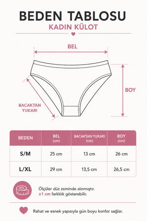 Kadın Silikonlu Yüksek Bel Lazer Kesim Dikişsiz Külot – İz Yapmaz Kaymaz Bantlı 3 lü Paket