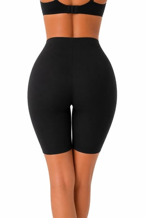 2 Beden Küçülten Kadın Yüksek Bel Paçalı Korse – Toparlayıcı Seamless Lazer Kesim Şort Korse