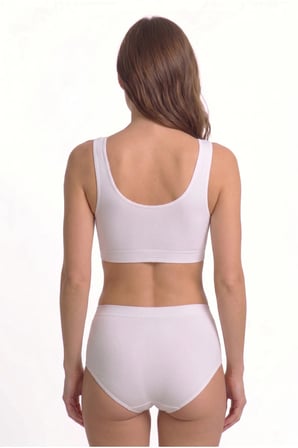 Kadın Dikişsiz Seamless Spor Sütyeni Pedli Toparlayıcı Kalın Askılı Büstiyer