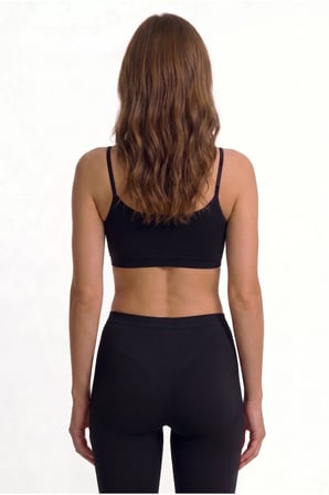 Kadın Dikişsiz Seamless Spor Sütyeni Pedli Toparlayıcı İnce Askılı Büstiyer