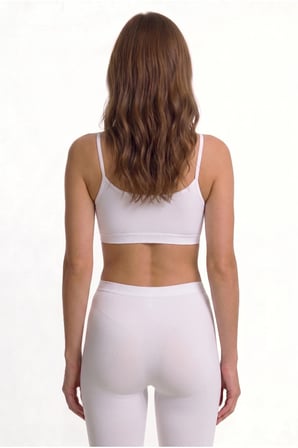 Kadın Dikişsiz Seamless Spor Sütyeni Pedli Toparlayıcı İnce Askılı Büstiyer