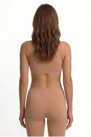 Kadın Dikişsiz Seamless Spor Sütyeni Pedli Toparlayıcı İnce Askılı Büstiyer