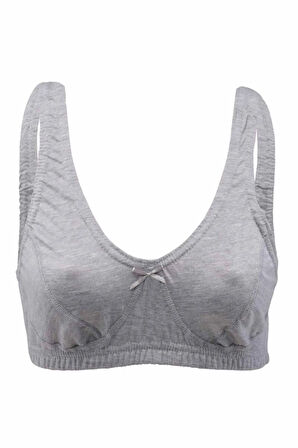 Gri Renk Penye Bady Sütyen