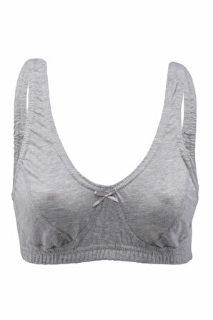 6 Adet Beyaz Renk Penye Bady Sütyen