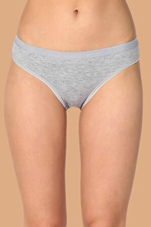 Gri 12'li Pamuklu Su Yolu Bikini Ku?lot 0635s