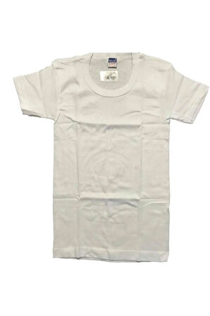 12 Adet Bisiklet Yaka Çocuk Fanila