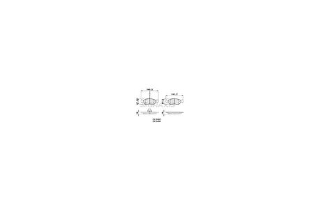 Braxıs Ab0016 Ön Fren Balatası Xsara II P306 1.6 1.8 1.9 00> Saxo P106 1.4I 1.6I 1.5D 1.6 Xsı 99> (Hava Sog