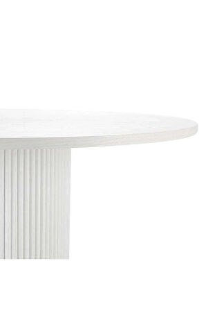Breeze Yuvarlak Ahşap Bohem Masa 130x130