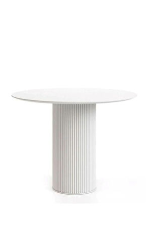 Breeze Yuvarlak Ahşap Bohem Masa 90x90
