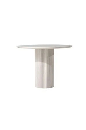 Breeze Yuvarlak Ahşap Bohem Masa 90x90