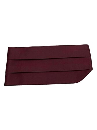 Brianze Koyu Bordo Kuşak Papyon Mendil Set