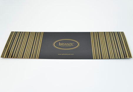 Brianze Yeşil Lacivert Kırmızı Çizgili Kravat