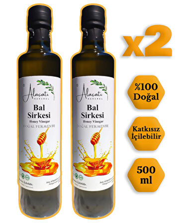 Bal Sirkesi Doğal Fermantasyon 500 ml x2 Adet