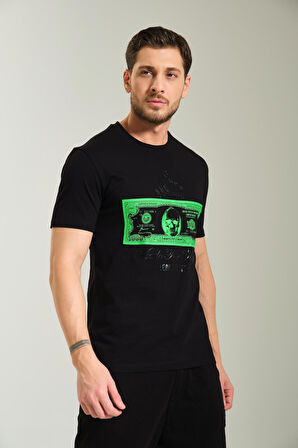 Yuvarlak Yaka T-shirt "BONESMEN DOLAR"